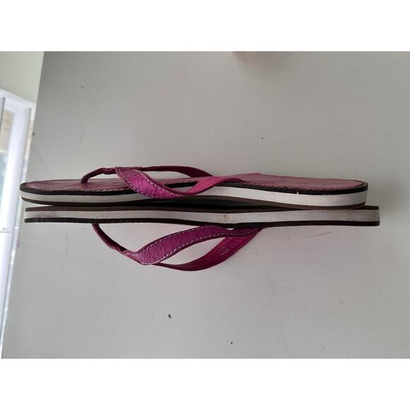 Coach Leather Flip Flop Debbie 9 - Picture 3 of 5